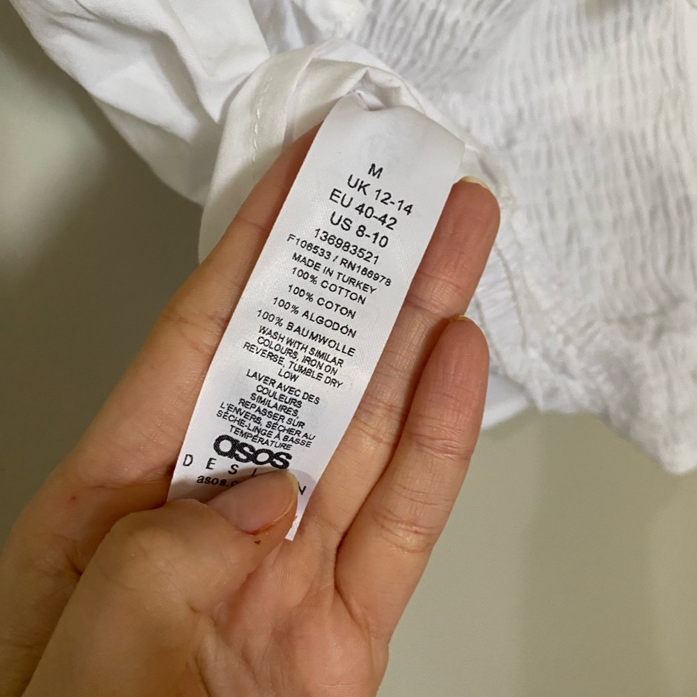ASOS White Ruched Camisole - Picture 5 of 5